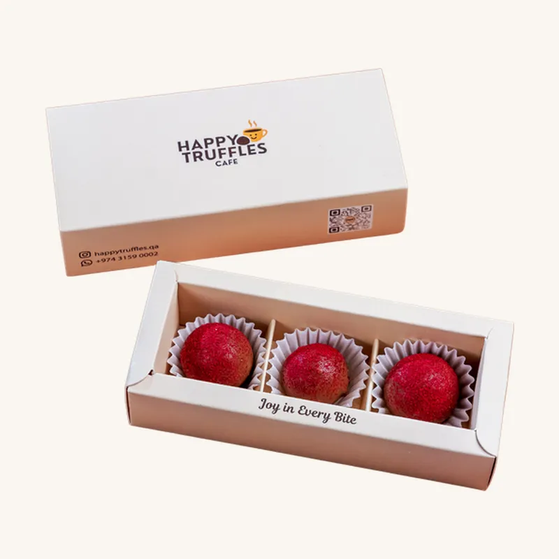 Raspberry Truffles · 3 pcs