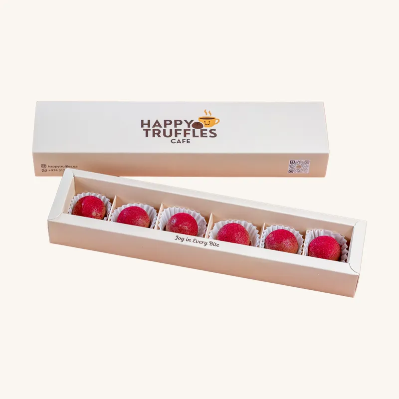Raspberry Truffles · 6 pcs
