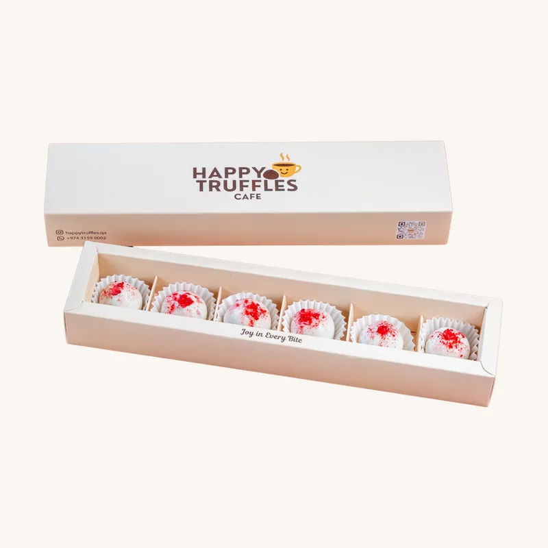 Strawberry Truffles · 6 pcs